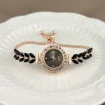 Vintage Barok Taşlı Kuvars Bileklik Saati