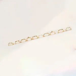10 Parça Şık Yüzük Seti - Trend Tasarımlar Set 2